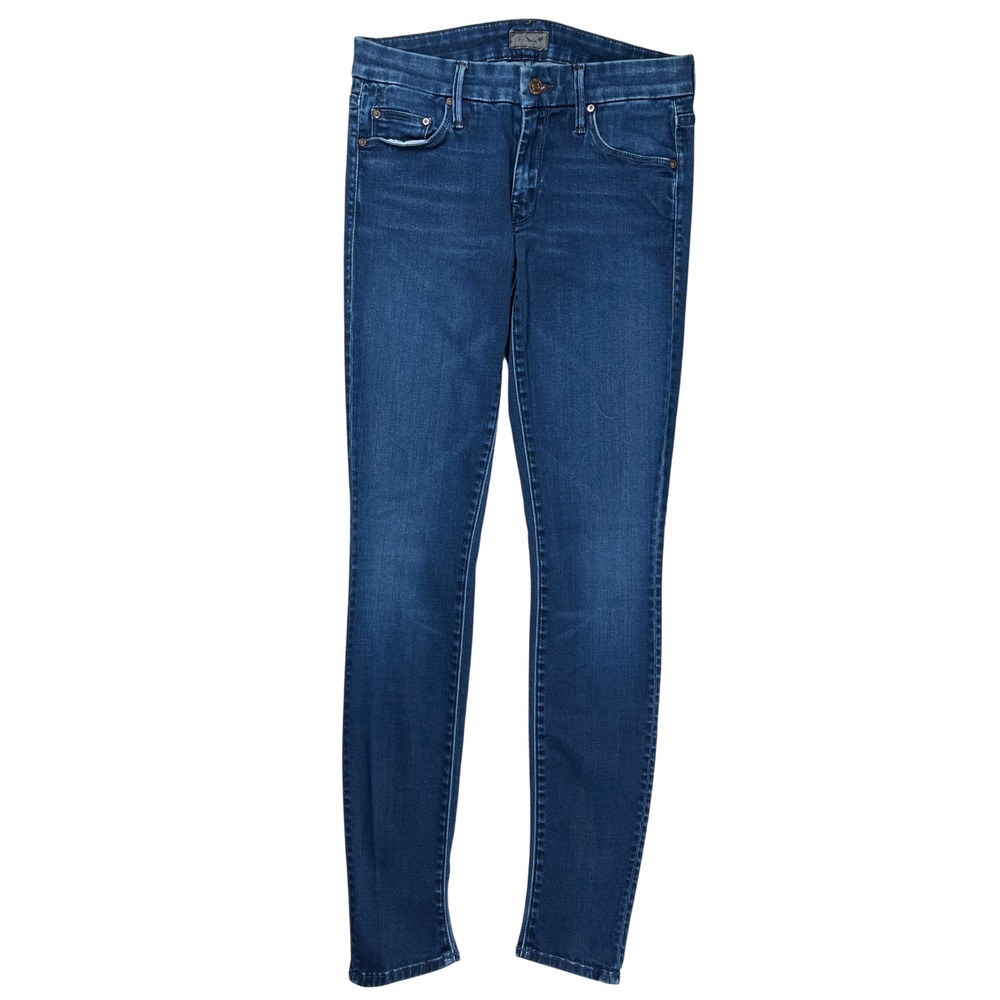 Mother The Looker Jeans Women 27 Blue Body Electric Skinny Stretch Classic USA